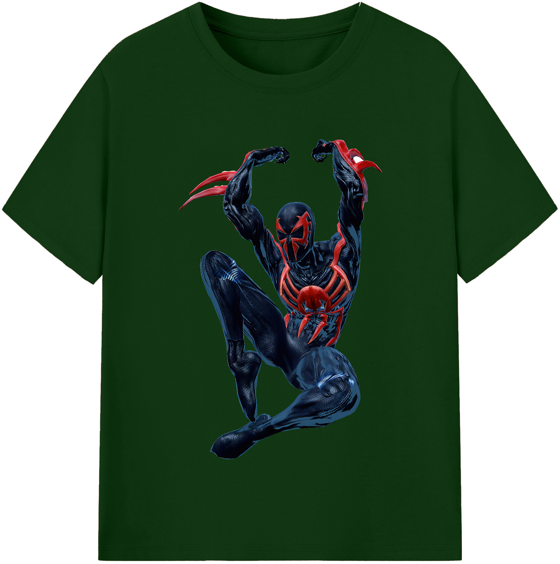（画像用） Spider Man スパイダーマン 綿100％半袖Tシャツ（フロントプリント）